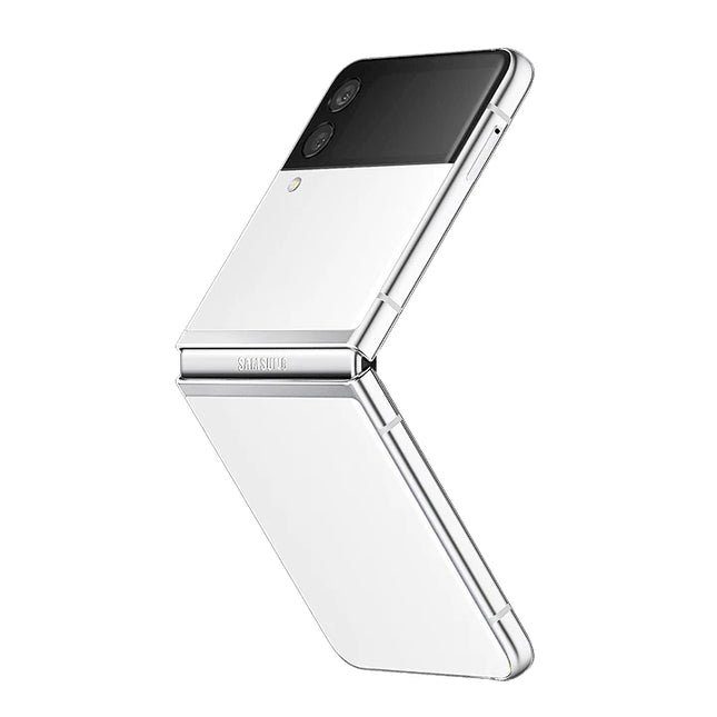 SAMSUNG Galaxy Z Flip3 256GB Bespoke - White/ White / Gold - Factory Unlocked - Renewed