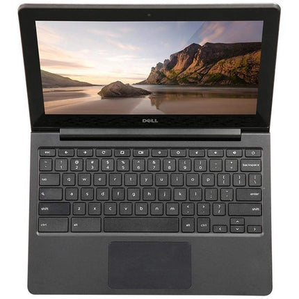 Dell	Chromebook 11.6"	Celeron 2955U, 1.40 GHz, 2GB 16GB SSD Renewed