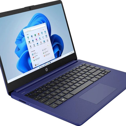 HP Laptop 14-dq0001dx Celeron N4020 Laptop (14-inch, 4 GB RAM, 64GB Storage) Blue (Renewed) 234K1UA#ABA