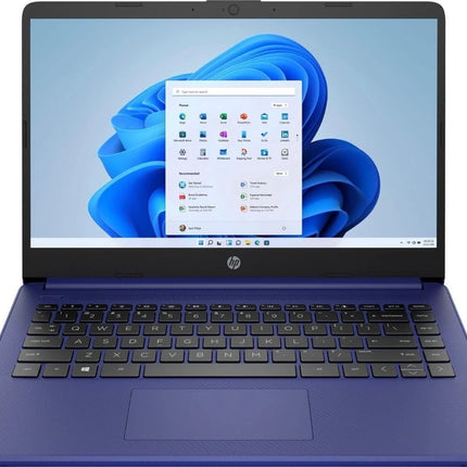 HP Laptop 14-dq0001dx Celeron N4020 Laptop (14-inch, 4 GB RAM, 64GB Storage) Blue (Renewed) 234K1UA#ABA