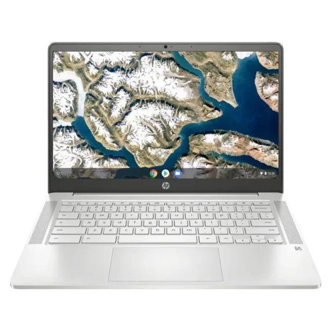 HP Chromebook 14AT-CA100 Intel Celeron N4500 4GB 64GB Touchscreen White -  6E3P0AV#ABA - Renewed