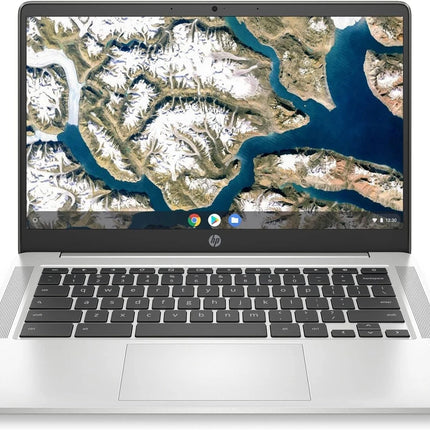 HP Chromebook 14a-na0052tg PC Intel Celeron N4120 4GB 64GB Chrome OS Silver Renewed