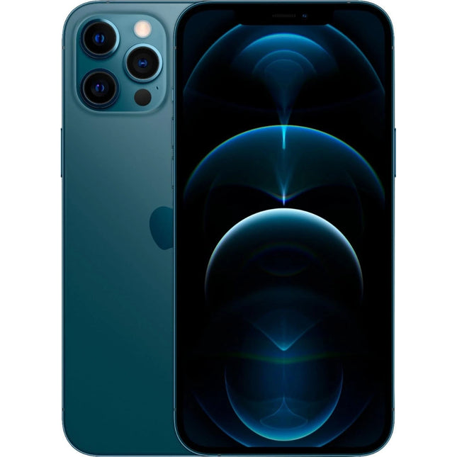 Apple iPhone 12 Pro Max - 256 GB - Pacific Blue (Unlocked) Renewed