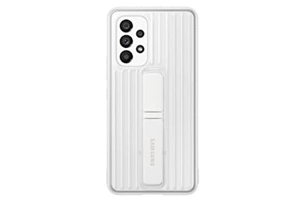 SAMSUNG Galaxy A53 5G Protective Standing Cover, Eco-Friendly Phone Case with Military Grade Drop Protection, 2 Kickstands Offer 2 Viewing Angles, US Version, White