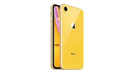 Apple iPhone XR, US Version, 128GB, Yellow - Unlocked (Renewed)