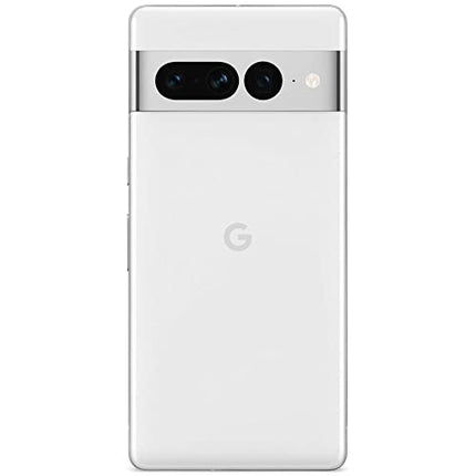 Google Pixel 7 Pro - 5G Android Phone - Unlocked Smartphone with Telephoto Lens, Wide Angle Lens, and 24-Hour Battery - 128GB - Snow (Renewed)