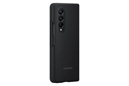 Samsung Electronics Galaxy Z Fold 3 Phone Case, Silicone Protective Cover, Heavy Duty, Shockproof Smartphone Protector, US Version, Black,EF-PF926TBEGUS