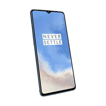 OnePlus 7T HD1907, 8GB RAM + 128GB Memory, GSM 4G LTE Unlocked for AT&T T-Mobile, Single Sim, US Model (Glacier Blue) (Renewed)