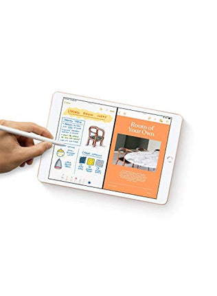 2019 Apple iPad (10.2-inch, Wi-Fi + Cellular, 32GB) - Gold (Renewed)