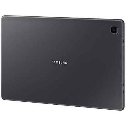 SAMSUNG Galaxy Tab A7 10.4" (32GB, 3GB, WiFi + Cellular) 4G LTE Tablet GSM Unlocked (Global, T-Mobile, AT&T, Metro) International Model SM-T505 (64GB SD Bundle, Silver)