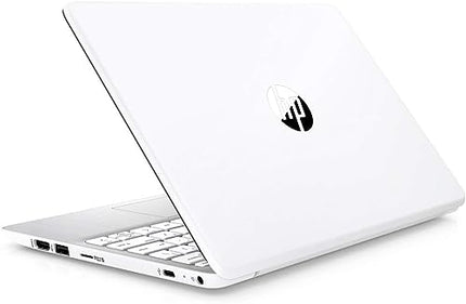 HP Stream 11-Inch Laptop, Intel Celeron N4020 4GB RAM, 32GB eMMC, Notebook Computer, Wi-Fi and Bluetooth, Windows 10 Home S, Diamond White - 11-AK0035NR (Renewed)