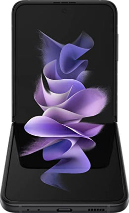 Samsung Galaxy Z Flip 3 5G T-Mobile Locked Android Cell Phone US Version Smartphone Flex Mode Intuitive Camera Compact 128GB Storage US Warranty (Renewed) (Phantom Black)