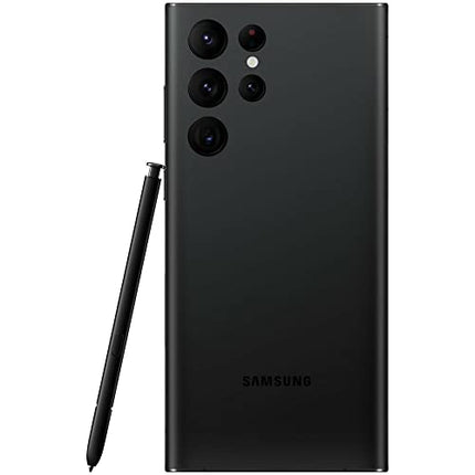 SAMSUNG Galaxy S22 Ultra 5G Factory Unlocked 256GB SM-S908U1 Phantom Black (Renewed)