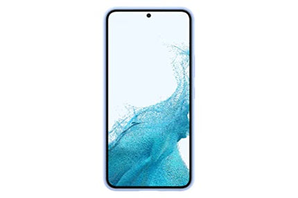 SAMSUNG Galaxy S22 Silicone Cover, Protective Phone Case, Soft, Sleek Protection, Slim Design, Matte Finish, US Version, Sky Blue (EF-PS901TLEGUS)