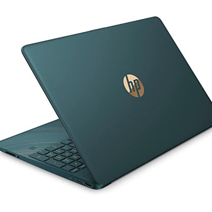 HP Laptop 15-dy0704ds 15.6-inch HD Notebook, Intel Celeron N4120 4GB DDR4 RAM 128GB PCIE SSD Computer PC Storage, USB C HDMI Port, Bluetooth WiFi, Windows 11 Installed, Peacock Teal (Renewed)