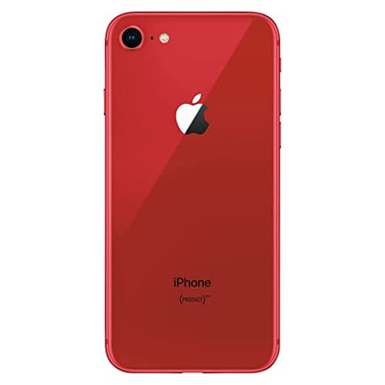 Apple iPhone 8, US Version, 64GB, Red - Unlocked (Renewed)