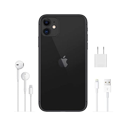 Apple iPhone 11 64GB, Black - Locked Cricket Wireless (Renewed)