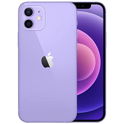 Apple iPhone 12, 64GB, Purple - Unlocked (Renewed)