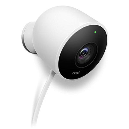 Nest Cam Outdoor Security Camera w/ Accessories - White (Renewed)
