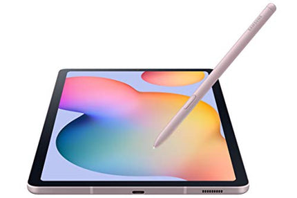 SAMSUNG Galaxy Tab S6 Lite 10.4" 128GB Android Tablet, LCD Screen, S Pen Included, Slim Metal Design, AKG Dual Speakers, 8MP Rear Camera, Long Lasting Battery, US Version, 2022, Chiffon Rose