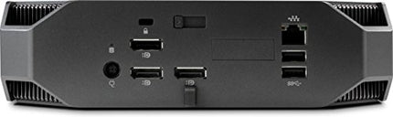HP 2WX50UT#ABA Workstation Z2 Mini G3 Entry, 8 GB Ram, 256 GB SSD, Intel HD Graphics, Black/Gray