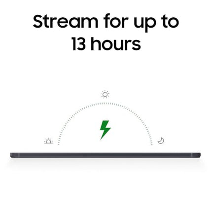 SAMSUNG Galaxy Tab S6 Lite 10.4" 128GB Android Tablet, LCD Screen, S Pen Included, Slim Metal Design, AKG Dual Speakers, 8MP Rear Camera, Long Lasting Battery, US Version, 2022, Oxford Gray