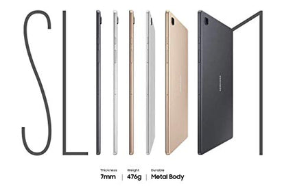 Samsung Galaxy Tab A7 10.4" (2020, WiFi + Cellular) 32GB 4G LTE Tablet & Phone (Makes Calls) GSM Unlocked, International Model w/US Charging Cube - SM-T505 (WiFi + Cellular, Dark Gray) (Renewed)