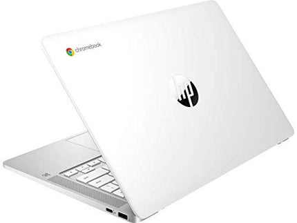 HP Chromebook 14A-NA0022OD 14-inch HD Laptop Intel Pentium Silver N5030 4GB LPDDR4 RA, 64GB eMMC, Intel UHD Graphics 605 USB-C Micro SD Card Reader, Wi-Fi, Bluetooth, ChromeOS, Ceramic White (Renewed)