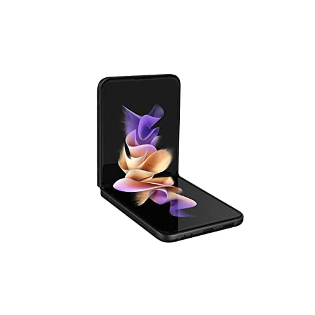 SAMSUNG Galaxy Z Flip 3 Flip3 5G Fully Unlocked Android Cell Phone US Version Smartphone Flex Mode, Intuitive Camera Compact - (Renewed) (256GB, White)