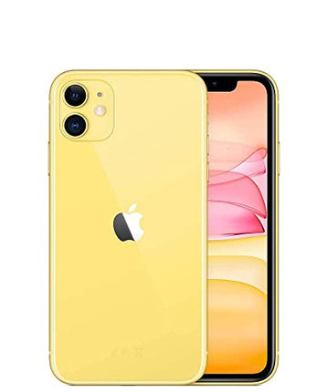 Apple iPhone 11, US Version, 64GB, Yellow for AT&T (Renewed)