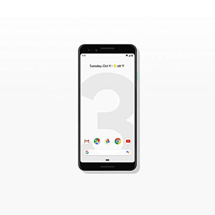 Google - Pixel 3 with 64GB Memory Cell Phone (Unlocked) - Clearly White