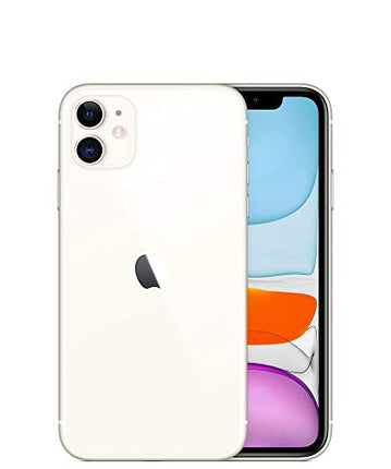 Apple iPhone 11, US Version, 128GB, White - Unlocked (Renewed)
