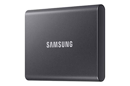 SAMSUNG T7 Portable SSD 500GB - Up to 1050MB/s - USB 3.2 External Solid State Drive, Gray (MU-PC500T/AM)