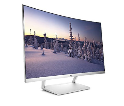 HP 27in Curved HP27SC1 LCD WLED Monitor - Silver (Renewed)
