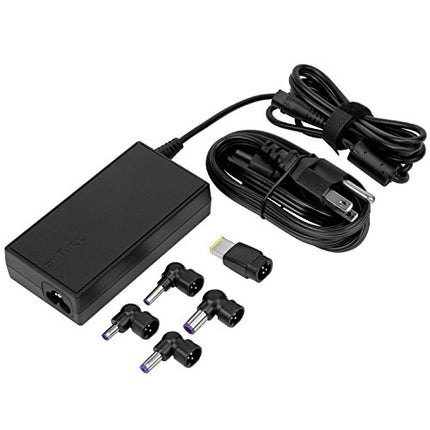 Targus Certified Pre-Owned 90W AC Semi-Slim Universal Laptop Charger with 5 Interchangeable Tips for Acer, ASUS, Dell, HP, Lenovo, Toshiba, Gateway, Sony, Fujitsu & More, Open Box (APA790USO)