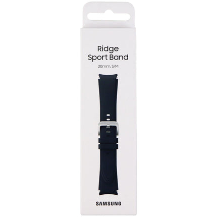 Samsung Ridge Sport Band for Galaxy Watch4 & Classic (20mm) (Small/Medium, Navy)
