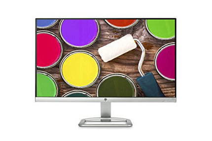 HP 23.8-inch FHD Monitor with Built-in Audio (24ea, White) (Renewed)