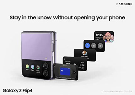 SAMSUNG Galaxy Z Flip 4 256GB Bora Purple - US Cellular (Renewed)