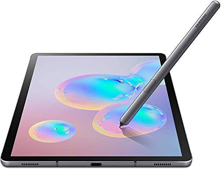 SAMSUNG Galaxy Tab S6 10.5", 128GB (WiFi + 4G LTE T-Mobile Locked) Android Tablet Mountain Grey - SM-T867U (Renewed) (with S-Pen)