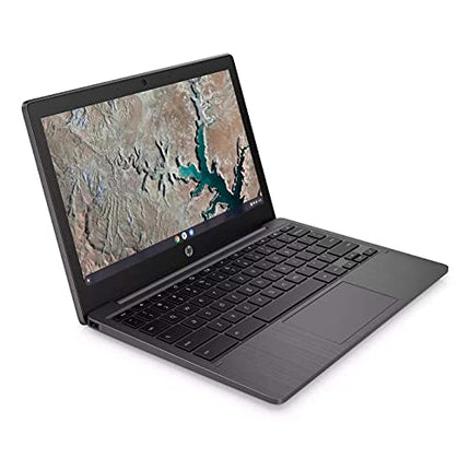 HP Chromebook 11a 11a-na0035nr, 11.6" HD (1366 x 768) Laptop for Students, MediaTek MT8183, MediaTek Integrated Graphics, 4GB LPDDR4 RAM, 32 GB eMMC Storage, Chrome OS, Ash Gray (Renewed)
