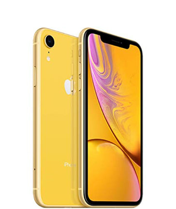 Apple iPhone XR, US Version, 64GB, Yellow - Unlocked (Renewed)