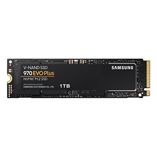 SAMSUNG 970 EVO Plus SSD 1TB NVMe M.2 Internal Solid State Hard Drive, V-NAND Technology, Storage and Memory Expansion for Gaming, Graphics w/ Heat Control, Max Speed, MZ-V7S1T0B/AM