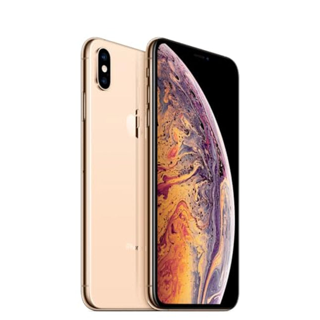 Apple iPhone XS Max, US Version, 64GB, Gold - Unlocked (Renewed)