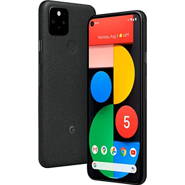 Verizon Google Pixel 5 (5G) 128GB - Just Black - GA01955-US (Renewed)