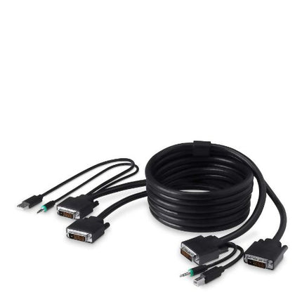 Belkin Dual Dvi/USB/AUD KVM Cable, 10