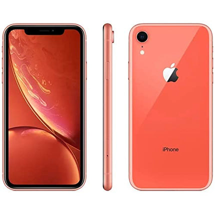 Apple iPhone XR, US Version, 128GB, Coral - Unlocked (Renewed)