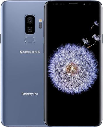 SAMSUNG Galaxy | S9 + Plus | G965U | 64GB | Fully Unlocked | (Renewed) (Coral Blue)