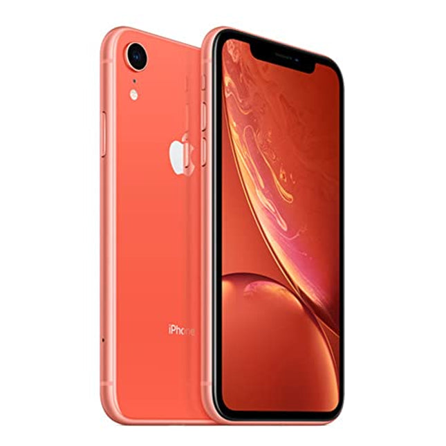 Apple iPhone XR, US Version, 128GB, Coral - Unlocked (Renewed)