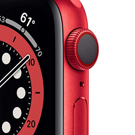 Apple Watch Series 6 (GPS + Cellular, 40mm) - (Product) RED Aluminum Case with RED Sport Band (Renewed)