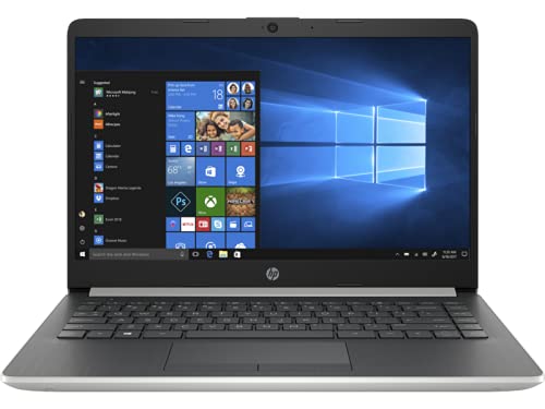 HP Notebook - 14-dk0019ca 14" AMD A4-9125 Dual-Core AMD Radeon R3 Graphics 8 GB RAM 500 GB HDD W10 Home 64 BT Webcam Natural Silver